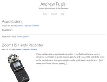 Tablet Screenshot of andrewfugiel.com